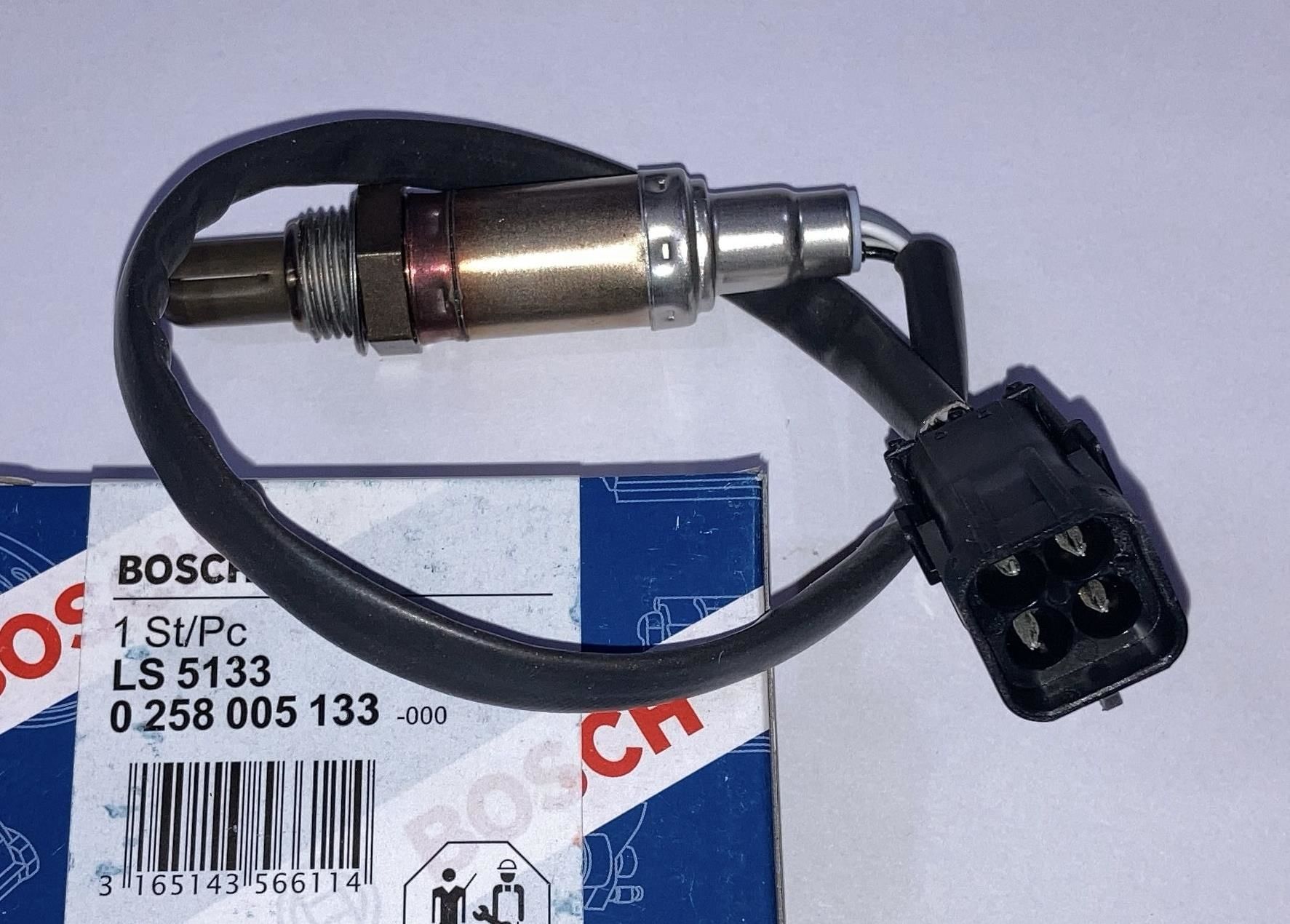Lada Samara Enj. + Vega 1.5CC 8V E3 Oksijen (Lambda) Sensörü, Dişi Fişli, Bosch, 0258005247
